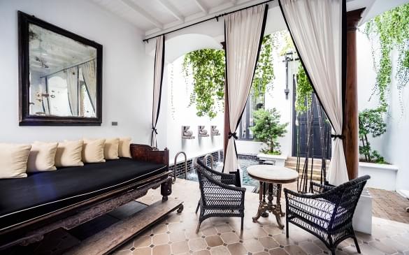 the sima hotel patio